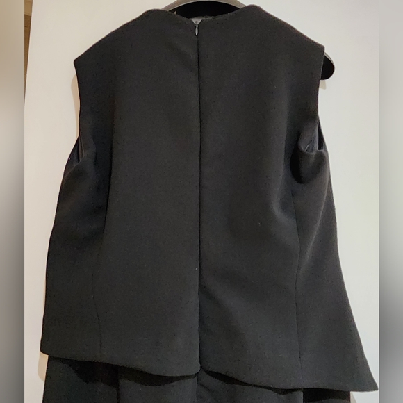 JUNNIE LEIGH SLEEVELESS GOWN AND BOLERO JACKET BLACK SIZE 14 - Picture 10 of 12